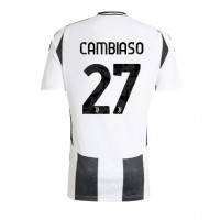 Camiseta Juventus Andrea Cambiaso #27 Primera Equipación 2024-25 manga corta